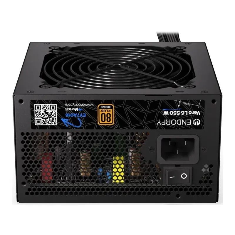 Zasilacz Endorfy Vero L6 Bronze 550W ATX 120mm 80 Plus | PartsPC.pl