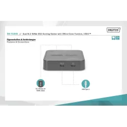 Stacja dokująca DIGITUS do SSD M.2 NVMe z funkcją | PartsPC.pl