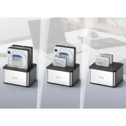 Stacja dokująca DIGITUS USB 3.0 Super Speed do 2x | PartsPC.pl