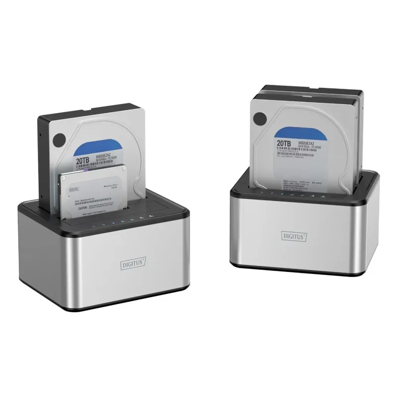 Stacja dokująca DIGITUS USB 3.0 Super Speed do 2x | PartsPC.pl
