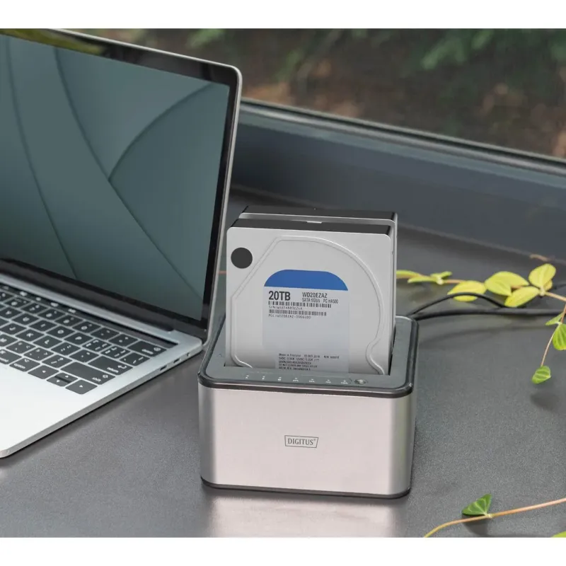 Stacja dokująca DIGITUS USB 3.0 Super Speed do 2x | PartsPC.pl