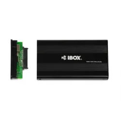 Obudowa na dysk iBOX HD-01 2.5" USB 2.0 czarna, aluminium | PartsPC.pl