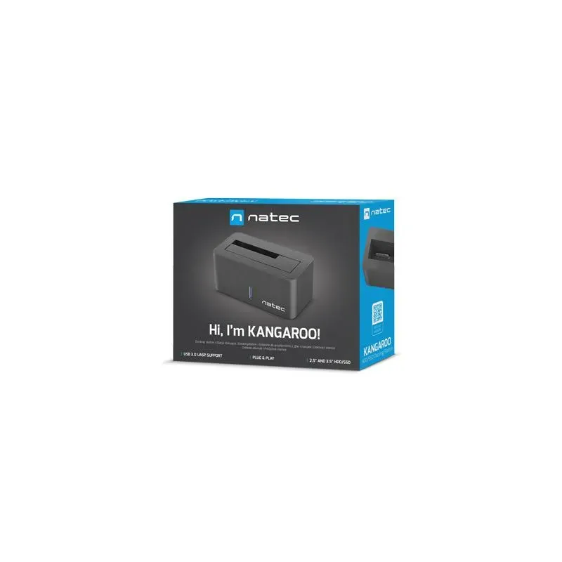 Stacja dokująca HDD Natec Kangaroo SATA 2.5" + 3.5" USB | PartsPC.pl