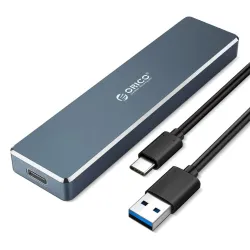 Obudowa na dysk Orico PVM2F-C3-GY-BP M.2 SATA, USB-C | PartsPC.pl
