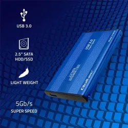 Obudowa Qoltec na dysk HDD/SSD 2.5" SATA3 | USB 3.0 | | PartsPC.pl