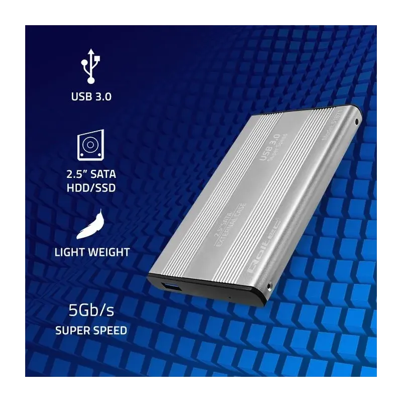 Obudowa/kieszeń Qoltec do dysków HDD SSD 2.5" SATA3 | | PartsPC.pl