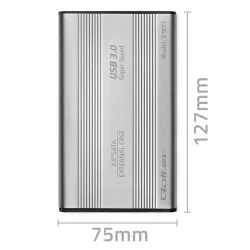 Obudowa/kieszeń Qoltec do dysków HDD SSD 2.5" SATA3 | | PartsPC.pl