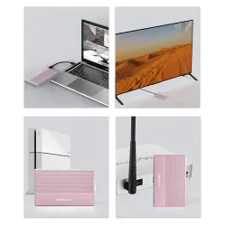 Obudowa/kieszeń Qoltec na dysk SSD HDD 2.5" | SATA | USB | PartsPC.pl