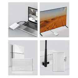 Obudowa/kieszeń Qoltec na dysk SSD HDD 2.5" | SATA | USB | PartsPC.pl