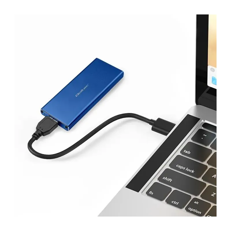 Obudowa/kieszeń Qoltec na dysk M.2 SSD | SATA | NGFF | | PartsPC.pl