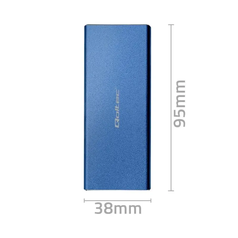 Obudowa/kieszeń Qoltec na dysk M.2 SSD | SATA | NGFF | | PartsPC.pl