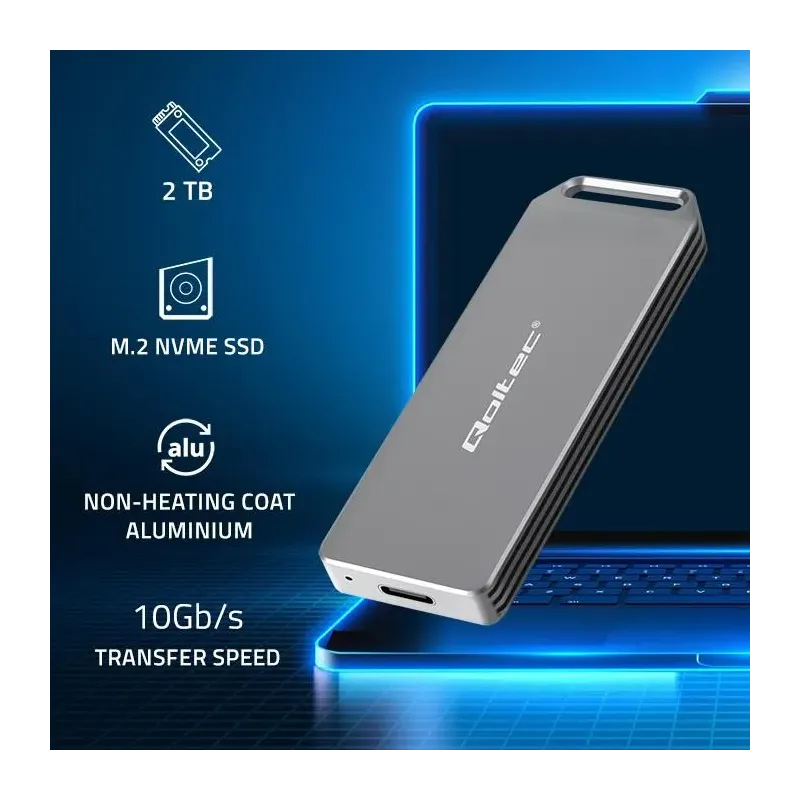 Obudowa/kieszeń Qoltec mini na dysk M.2 SSD | NVMe | | PartsPC.pl