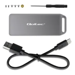 Obudowa/kieszeń Qoltec mini na dysk M.2 SSD | NVMe | | PartsPC.pl