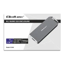 Obudowa/kieszeń Qoltec mini na dysk M.2 SSD | NVMe | | PartsPC.pl