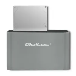 Stacja dokująca Qoltec dysków HDD/SSD | 2.5" / 3.5" SATA... | PartsPC.pl