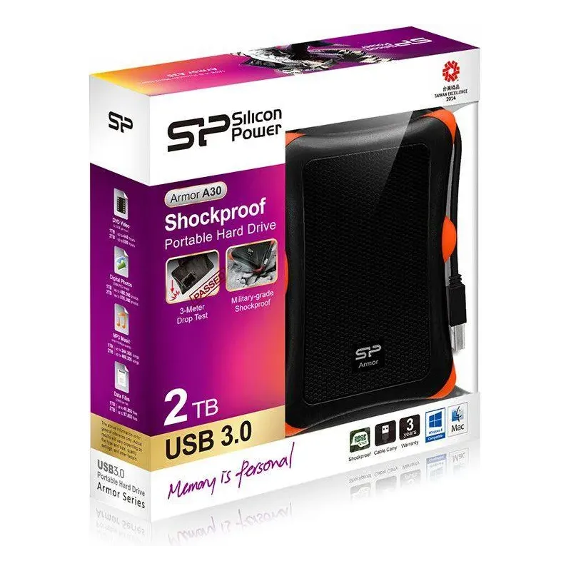 Dysk zewnętrzny Silicon Power ARMOR A30 2TB 2,5" 5400 | PartsPC.pl