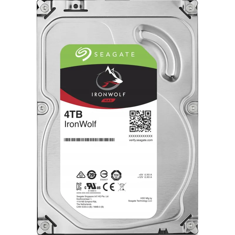 Dysk SEAGATE IronWolf™ ST4000VN006 4TB 3,5" 5400 256MB | PartsPC.pl