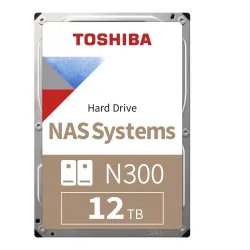 Dysk Toshiba N300 HDWG51CUZSVA 12TB 3,5" 7200 512MB SATA | PartsPC.pl