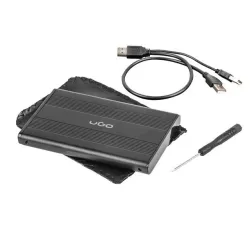 Obudowa na dysk HDD/SSD UGO UKZ-1003 USB 2.0 SATA 2,5" | PartsPC.pl