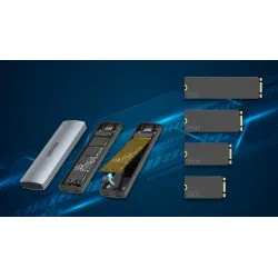 Obudowa na dysk UNITEK S1230A M.2 NVMe/SATA 10Gbps | PartsPC.pl