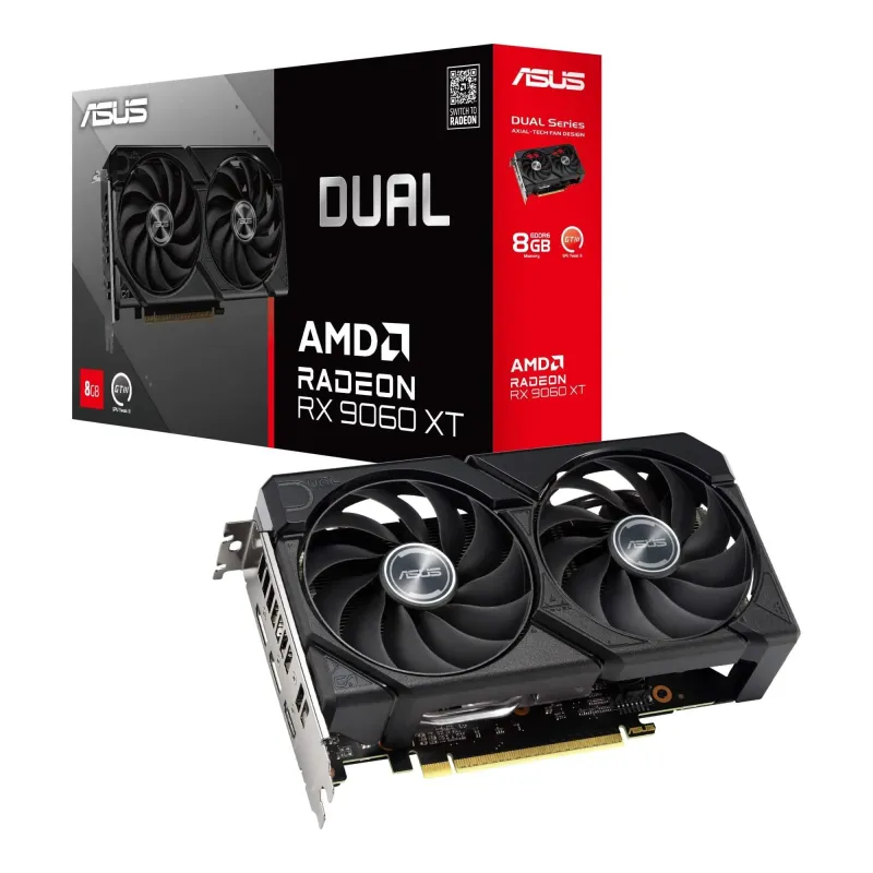 Karta VGA Asus Dual Radeon RX 9060 XT 8GB GDDR6 128bit | PartsPC.pl