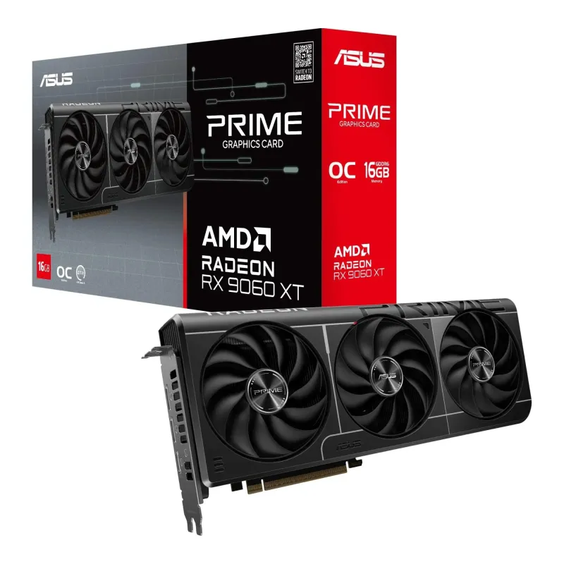 Karta VGA Asus Prime Radeon RX 9060 XT OC 16GB GDDR6 | PartsPC.pl
