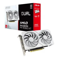 Karta VGA Asus Dual Radeon RX 9060 XT White Edition 16GB | PartsPC.pl
