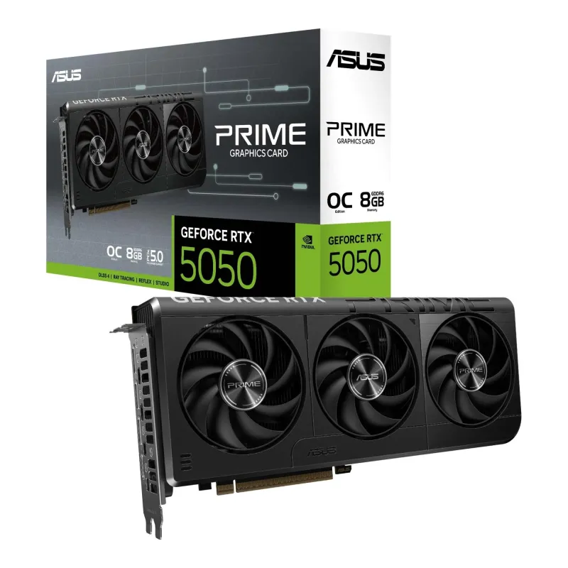 Karta VGA Asus GeForce RTX 5050 PRIME-RTX5050-O8G OC 8GB | PartsPC.pl