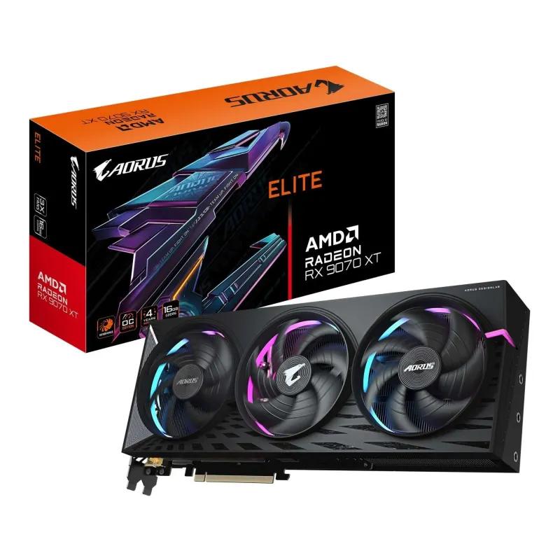 Karta VGA Gigabyte AORUS Radeon RX 9070 XT ELITE 16G | PartsPC.pl