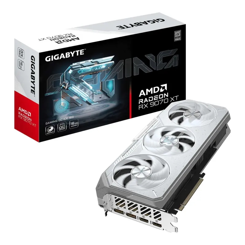 Karta VGA Gigabyte Radeon RX 9070 XT GAMING OC ICE 16G | PartsPC.pl