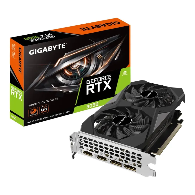 Karta VGA Gigabyte GeForce RTX 3050 WINDFORCE OC V2 6G | PartsPC.pl