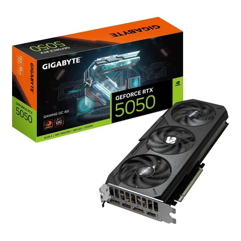 Karta VGA Gigabyte GeForce RTX 5050 GAMING OC 8G 8GB | PartsPC.pl