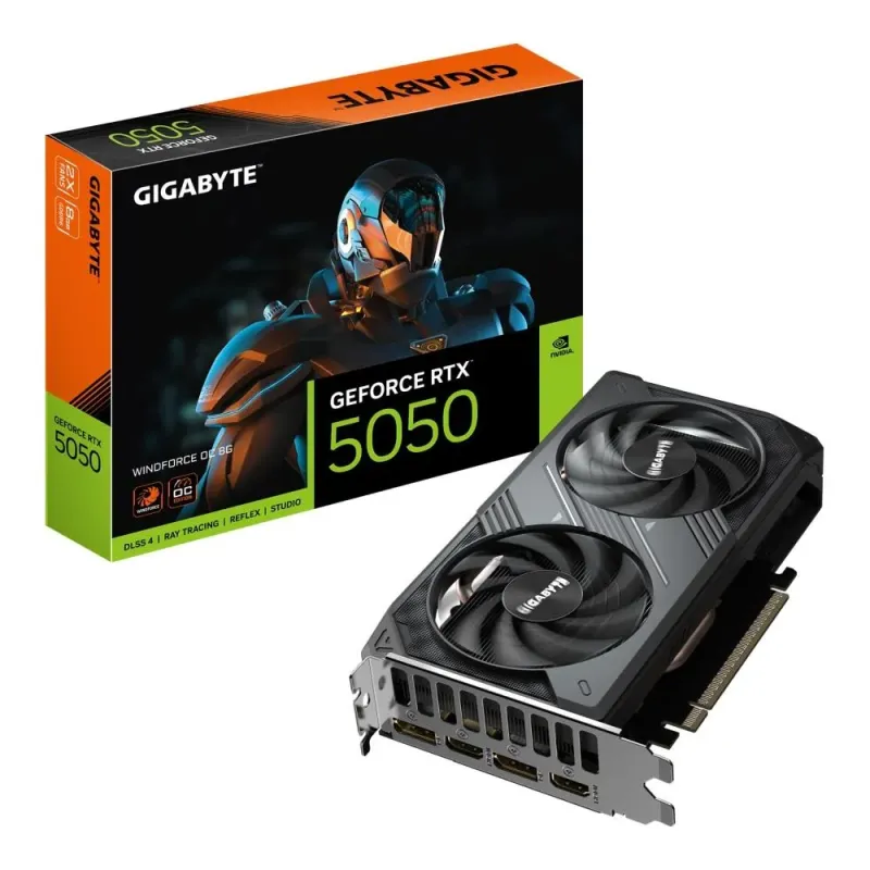Karta VGA Gigabyte GeForce RTX 5050 WINDFORCE OC 8G 8GB | PartsPC.pl