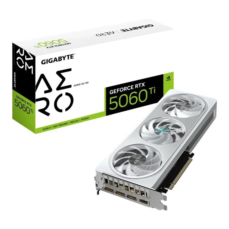 Karta VGA Gigabyte GeForce RTX 5060 Ti AERO OC 8G 8GB | PartsPC.pl