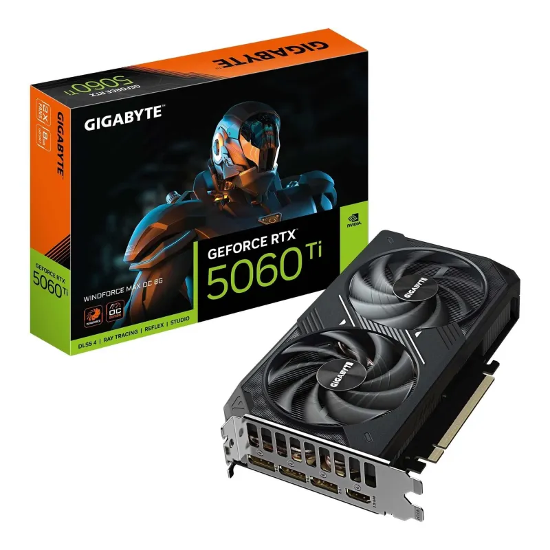 Karta VGA Gigabyte GeForce RTX 5060 Ti WINDFORCE MAX OC | PartsPC.pl