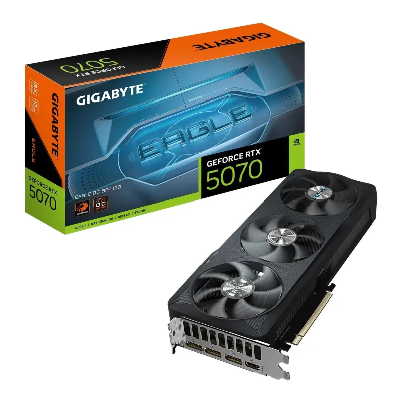 Karta VGA Gigabyte GeForce RTX 5070 EAGLE OC SFF 12G | PartsPC.pl