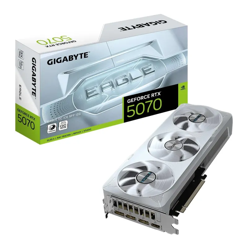 Karta VGA Gigabyte GeForce RTX 5070 EAGLE OC ICE SFF 12G | PartsPC.pl