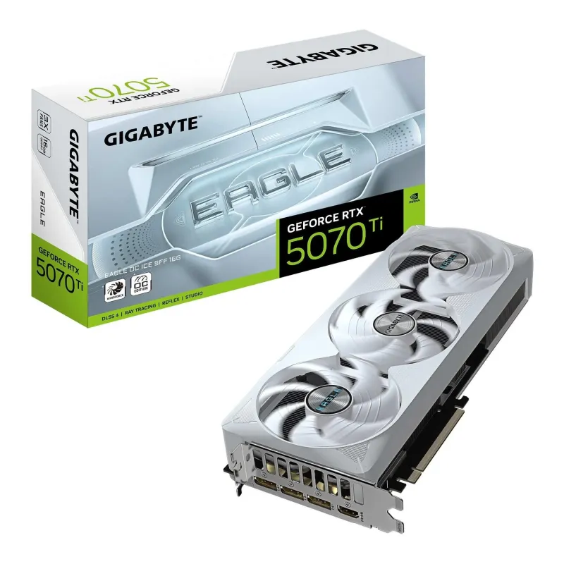 Karta VGA Gigabyte GeForce RTX 5070 Ti EAGLE OC ICE SFF | PartsPC.pl