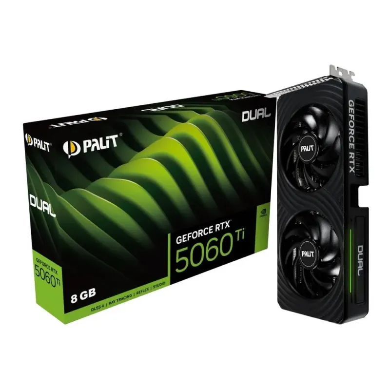 Karta VGA Palit GeForce RTX 5060 Ti Dual 8GB GDDR7 | PartsPC.pl