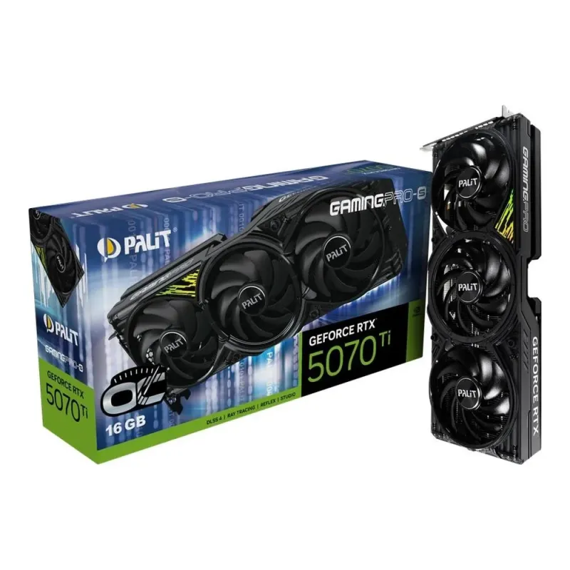 Karta VGA Palit GeForce RTX 5070 Ti GamingPro-S OC 16G... | PartsPC.pl