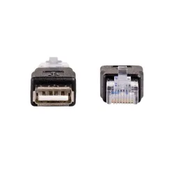 Adapter Akyga AK-AD-27 USB 2.0 A(F) - RJ-45 (M) | PartsPC.pl