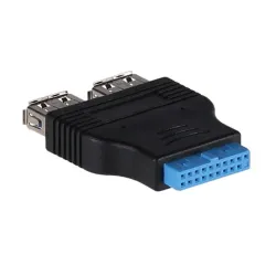 Adapter Akyga AK-CA-58 USB 3.0 19-pin (F) - 2x USB 3.0... | PartsPC.pl