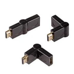 Adapter Akyga AK-AD-40 HDMI /M - HDMI /F kątowy 180 | PartsPC.pl
