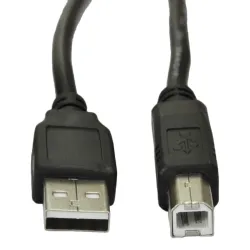 Kabel USB 2.0 Akyga AK-USB-12 USB A(M) - B(M) 3m czarny | PartsPC.pl