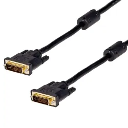 Kabel DVI Akyga AK-AV-02 DVI-I (24+5) Gold 1,8m czarny | PartsPC.pl