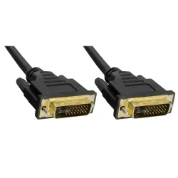 Kabel DVI Akyga AK-AV-06 DVI-I (24+1) Gold 1,8m czarny | PartsPC.pl