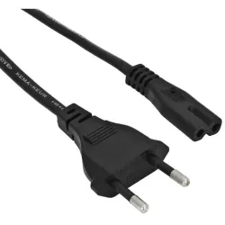 Kabel zasilający Akyga AK-RD-02A do notebooka 2pin ósemka IEC C7 CEE 7/16