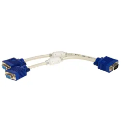 Kabel adapter Akyga AK-AD-20 VGA M - 2x VGA F 0,25m | PartsPC.pl