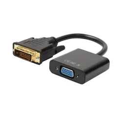 Kabel adapter Akyga AK-AD-50 VGA F - DVI 20+1 pin M | PartsPC.pl