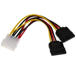 Kabel adapter Akyga AK-CA-16 Molex (M) - 2x SATA (F) | PartsPC.pl